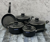 BATERIA DE COCINA TRAMONTINA 9 PIEZAS PARIS NEGRO